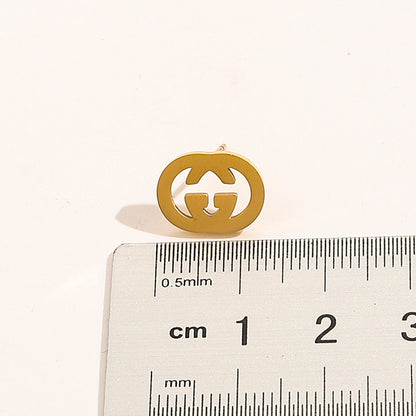High-End Stainless steel G-brand Earrings