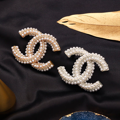 Luxury C.C Detailed Brooch pin