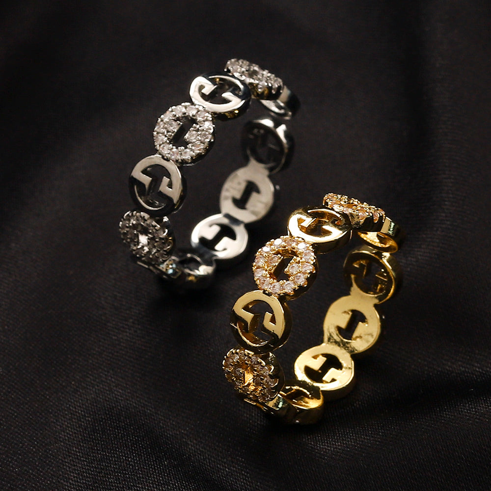 G.G Copper-Zirconium Gold Plated Ring