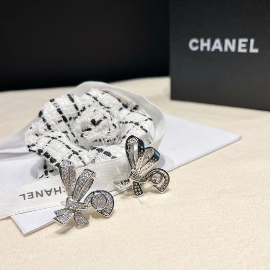 C.C Inspired Brass with micro-set zircon earrings